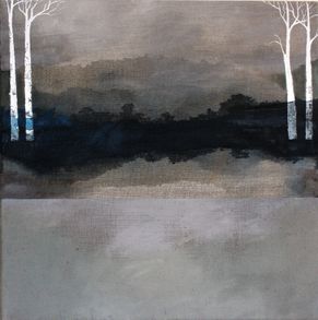 Birches / oil on canvas / 50x50 cm/ 2016 / sold